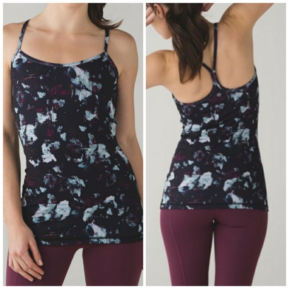 Lululemon power y tank static blossom multi 4